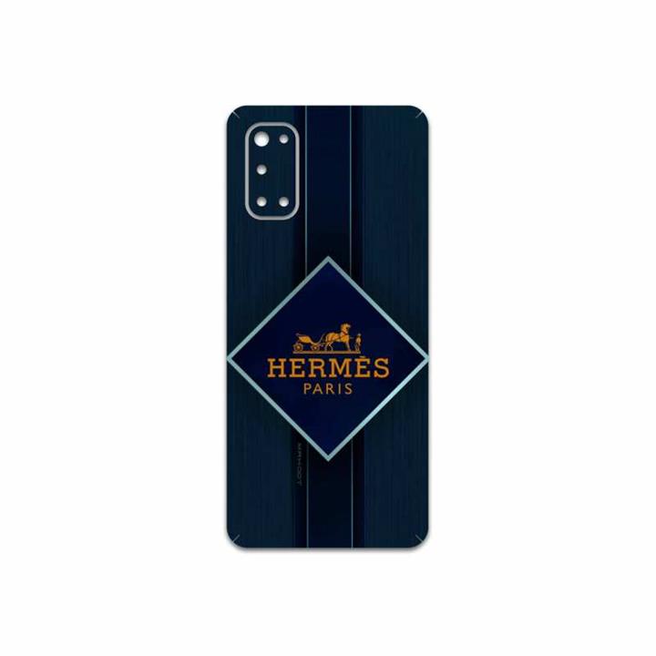 برچسب پوششی ماهوت مدل Hermes-Logo مناسب برای گوشی موبایل ریلمی 7 Pro MAHOOT Hermes-Logo Cover Sticker for Realme 7 Pro